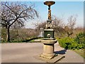 SJ9090 : Drinking Fountain and Bandstand by Gerald England