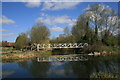 Footbridge over Barnes Lock Backwater