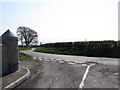 Knock Road at its junction with Lisnacroppan Road