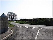 J1737 : Knock Road at its junction with Lisnacroppan Road by Eric Jones