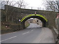 SE2503 : Railway bridge over Sheffield Road by John Slater