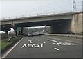 M56 bridge, A557