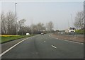 Weston Point Expressway curving north of Westfield junction