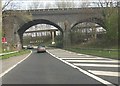 Railway viaduct, access to Runcorn-Widnes bridge