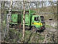 Disused lorry in council yard, Luddendenfoot