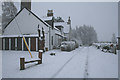 Laggan Cottage in snow