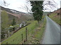 Lane above Lower Cem-ffrwd near Llandinam