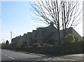 NU2311 : Residences next to the B1339 in Lesbury by peter robinson