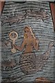 SS2207 : Mermaid on Fresco, St Olaf's church, Poughill by Julian P Guffogg