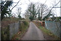 Bridge over the railway line