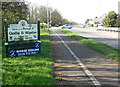 A6 London Road in Oadby