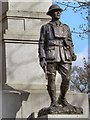 SK3387 : Soldier Sculpture, Weston Park War Memorial by David Dixon