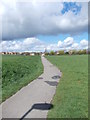 Footpath - end of Ingleborough Drive