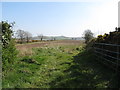 Long, narrow, ploughed field