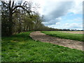 Gallops bordering Wardley Hanger