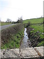 Drainage ditch alongside the Ballinaskeagh Road