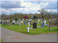 Pinner New Cemetery, looking towards Harrow Hill