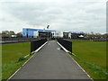 Footpath to River View Primary School, Lower Broughton