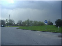 TL4208 : Roundabout on Water Way, Harlow by David Howard