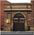 Entrance to former Exchange Brewery, Sheffield