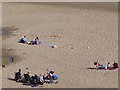 On the beach in March