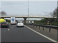 M1 motorway - footbridge near Lakelane Spinney