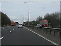 M1 motorway at Dairy Farm bridge