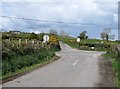 Ballygorian Road at the cross roads with Cross Road