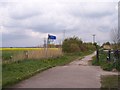 Trans Pennine Trail signage at crossing of Maghull Brook