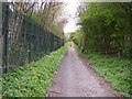 The Trans Pennine Trail passes the sewage works at Lydiate