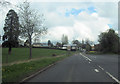 A495 entering Welsh Frankton from the west