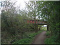 Disused railway over a disused canal