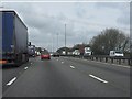 M1 motorway north of the Grand Union Canal