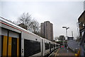 Train at Woolwich Dockyard Station