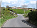 Drumlough Road, the B3, at the junction with Bog Road