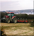 Ploughing, adjacent to Parc-an-Dillon Road, Portscatho