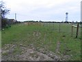 Field by Stockerston Road with meteorological station