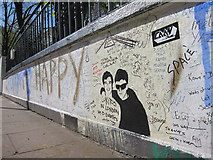 TQ2683 : Graffiti at Abbey Road studio by Oast House Archive
