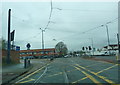 Metro turn left to Langworthy Station on South Langworthy Road, Salford