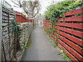 Path approaching Ely Gardens