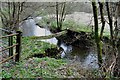 Derelict bridge over the Churnet