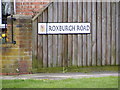 Roxburgh Road sign