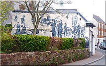 SX9687 : Topsham News Mural by Mike Smith