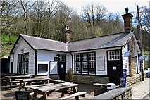 SK2578 : The cafe at Grindleford Station by Neil Theasby