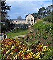 The gardens of Raithwaite Hall hotel