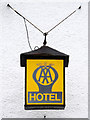 AA Hotel Sign