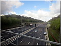 M25 Motorway, View West Towards Junction 25a