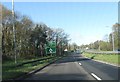 Approaching Azalea roundabout, A31