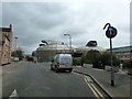 Looking back towards the HUBS from Arundel Lane