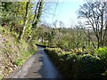 Steep hill out of Lutton